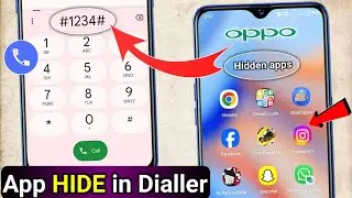 Oppo mobile ke dialer me app hide kaise kare || how to hide apps in oppo aap kaise chhupaye dial pad