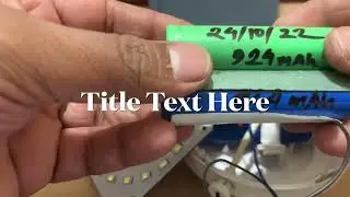 Walton Rechargeable light modification