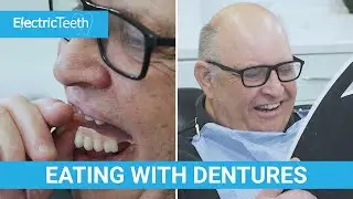 How long till you can eat solid food after getting dentures?