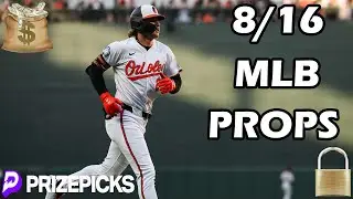 PRIZEPICKS MLB PICKS | SATURDAY 8/16/25 | MLB PLAYER PROPS PICKS | PRIZEPICKS MLB TODAY