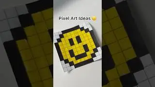 Easy pixel art ideas 🙂 #pixelart #pixel #shorts #art #drawing
