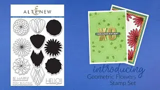 Altenew Stamps Intro - Geometric Flowers