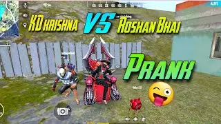 KD krishna vs Roshan Bhai Prank gameplay free fire garena | Apps Wala Guru