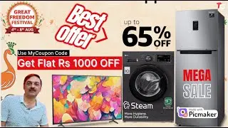 2023 Amazon's Great Freedom Festival  BEST Deals:- TV | Washing machines |Refrigerators  | PHONE