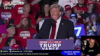 LIVE: President Trump MAGA Rally in Warren, MI
