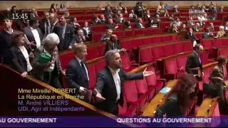 La ministre de la Justice a réussi à faire partir la gauche et la droite de l'Assemblée