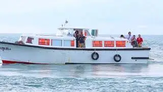 เรือ ลอยอังคาร ท่าเรือแหลมเทียน สัตหีบ