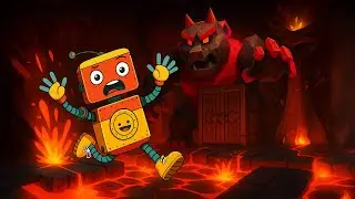 Epic The Floor is Lava 4! 🔥 The Great Escape Room | Rusty's World