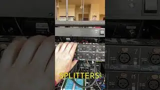 LOST ETHOS STAGE RACK Part 3 - the splitters! #music #soundengineer @behringer @behringer_official