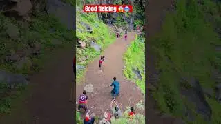 Good fielding 😱 || mountain cricket 🥶 || #viralvideo #cricket #youtubeshorts
