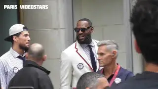 LeBron James, Stephen Curry & USA Basket-ball team @ Paris 26 july 2024 for Olympic Games opening