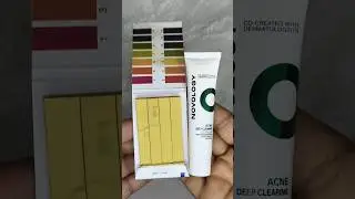 novology face cleanser pH test #sorts #ytshorts #phtesting