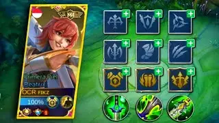 USE THIS 1 SHOT BUILD AND EMBLEM FOR BEATRIX!! M4 SKIN IS COMING - MLBB