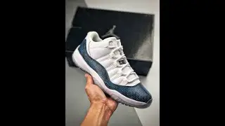NIKE AIR JORDAN 11 Navy Snakeskin CD6846-102