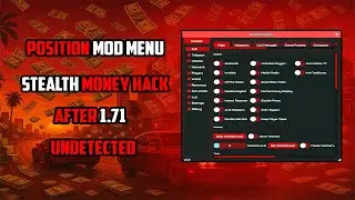 POSITION MOD MENU | GTA V ONLINE [BATTLEYE BYPASS] | AFTER 1.71 | STEALTH MONEY HACK | UNDETECTABLE