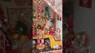 Deepawali decorations of mandir | Our temple decorations on deepawali | 🌺🙏#happydeepawali 🙏