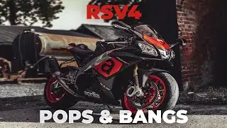 Aprilia RSV4 - SC Project Exhaust | BRAP! Leaving Bike Meet