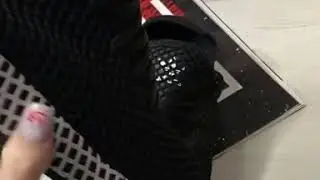 Adidas Deerupt черные с белой подошвой