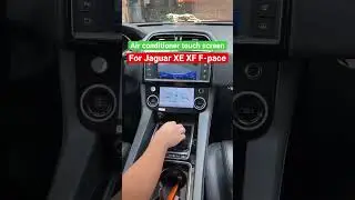 #car Air conditioner touch screen for #jaguar XE XF F-pace #shorts  @Cars_Summer