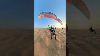 light wind launch and wing touch