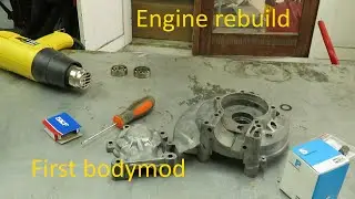 Piaggio Ciao Build #3 Engine Rebuild, First Bodymod