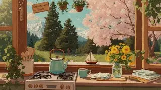 January Spring Retro Jazz 🌸 Cozy Vintage Jazz by the Window for Relaxing Mornings | Jazz for mood