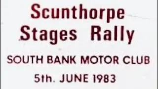 South Bank Motor Club Scunthorpe Stages 1983