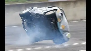 VW BEETLE CRASH at Santa Pod Raceway
