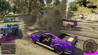 Vagos Massacre Action + 6 Star Escape (GTA 5)