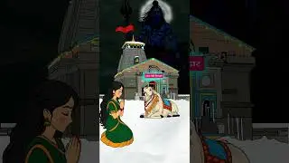🌸 Mahadev&rsquo;s Blessing in Kedarnath | He Returned Her Smile ❤️| हर हर महादेव #mahadev