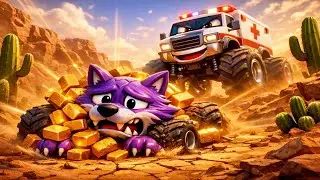 Stolen Gold or Big Twist? 😱🚑 Monster Truck Caught With Huge Treasure 💰| Funny Vehicles Compilation