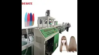 Synthetic Blonde party hair  wigs yarn fiber production line