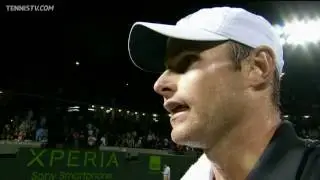 Roddick Talks About Beating The 'Best Ever' In Miami