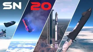 Starship Orbital Launch Animation (SN20 / BN4)