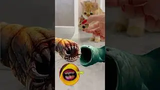 Яйцо червя смерти&hellip; в реальной жизни?! #кот #ужасы #червь смерти