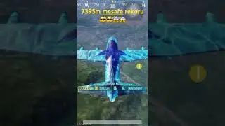 7395m mesafe rekoru😱😱#youtubeshorts #pubg #pubgm #pubgmobile #trending #gaming #shorts #viralvideo