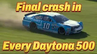 Final Crash in every Daytona 500 since 2010