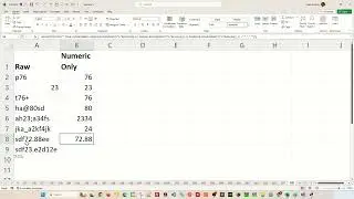 Extract a decimal number from a string in Excel - Excel Tips and Tricks