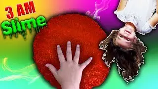 How To Make Slime at 3AM Challenge! So Scary! Do not make Fluffy Slime at 3AM!