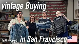 【アメリカ古着買付 Day6】サンフランシスコのディーラー宅でリーバイスの名作モデル&スペシャルなユーロヴィンテージが登場！