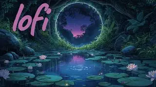 Lofi Secret Jungle Sinkhole Where Lilies Drift in Still Water