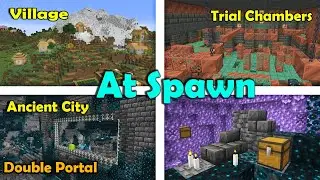 Minecraft - At Spawn #8 - Mountain Village & Double Ancient City Seed - Java 1.21+