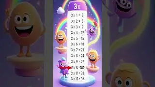 Rock the 3 Times Table with Music & Dancing Numbers! 🎶🔢