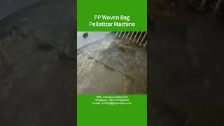 PP Woven Bag Pelletizer Machine, PP Plastic Pellet Making Machine, PP Recycling Machine - Purui
