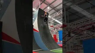 Hardest trick I&rsquo;ve ever learnt on the Wall! #ninja #ninjawarrior