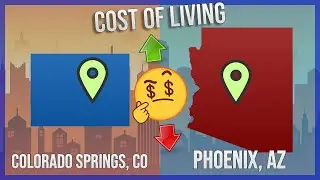 Colorado Springs, CO vs Phoenix, AZ Cost of Living/Travel Price 2025 Comparison