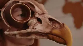 Owl bird skull mask