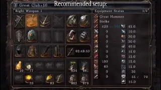 DARK SOULS II SL1 run. Full Dark Chasm of Old SL1 guide including Darklurker