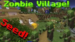 Minecraft 1.17 Seed: Zombie Village and Jungle Island at Spawn! - Java Edition