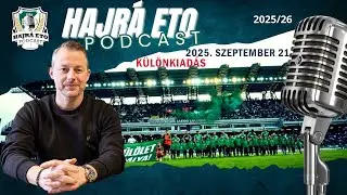 Besz&eacute;lget&eacute;s Steven Vanharennel az ETO FC sportigazgat&oacute;j&aacute;val - a Hajr&aacute; ETO Podcast k&uuml;l&ouml;nkiad&aacute;sa